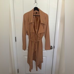 Windsor Peach/Pink/Tan trench style Jacket